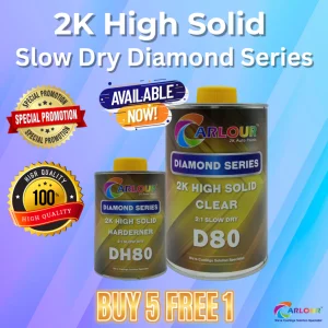 D80 2K Auto Clear High Solid Slow Dry